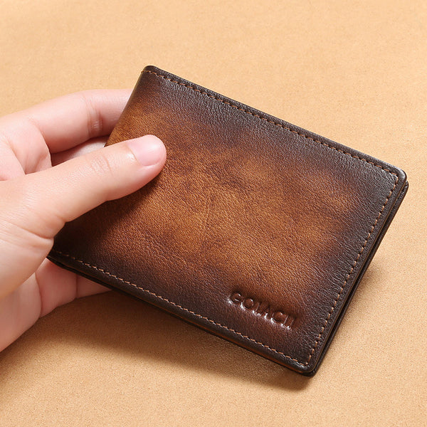 Leather Card Holder – Driver’s License & ID Wallet